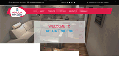 Desktop Screenshot of ahujatraders.com
